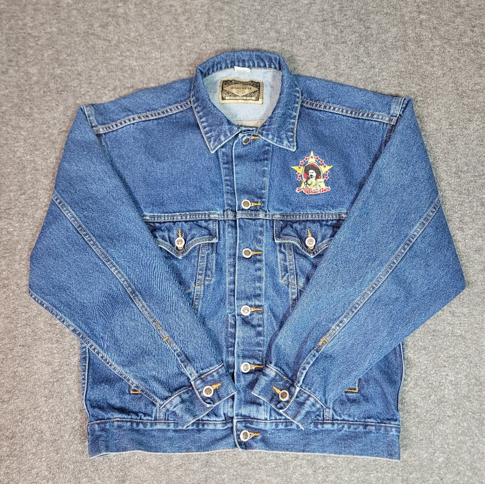 Vintage Arizona Charlie’s Casino 25th Anniversary Denim Trucker Jacket Men’s M